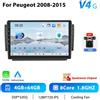 StarTech Peugeot 2008/208 2012-2018 - Autoradio Android 13 2-DIN - Touchscreen da 25 cm (10 pollici) - Processore a 8 core - 6 GB di RAM e 128 GB di ROM - Comandi al volante - 4-64 GB, 8 core