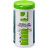 Q-Connect Salviette di pulizia multiuso Q-Connect senza alcool barattolo da 100 - KF04508A