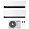 Samsung Modello PREMIERE AR70H09C1AWNEU AR70H12C1AWNEU AJ050TXJ2KG Climatizzatore Dual Split Parete BTU 9+12