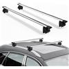 VEVOR Barre Trasversali da Tetto per Auto SUV, Portapacchi da Tetto Auto Carico max 75 kg Lunghezza 1200 mm, Barre 2 pezzi per Porta Bagagli Universali in Alluminio Bici Viaggio Campeggio Pesca