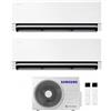 Samsung Modello PREMIERE AR70H07C1AWNEU AR70H12C1AWNEU AJ050TXJ2KG Climatizzatore Dual Split Parete BTU 7+12