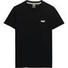 Superdry Essential Contrast EMB Tee T-Shirt, Nero, L Uomo