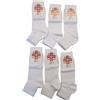ROSSI CALZE Calza Donna Sanitaria,Igienica 100% Cotone, Senza lastex, Adatta Persone Disturbi Circolazione Venosa, Cortina 1/1, Made in Italy (IT, Numero, 38, 40, Regular, Regular, BIANCO 6 PAIA)
