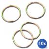 Master hobby 10x Master Hobby Anello Porta Chiavi Nichelato Mm 20 Pz 6 - A