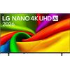 LG NANO 4K UHD AI NU85 75NU850B6LA TV LED, SMART TV, 75 ", Processore a7 Gen9, Charcoal Black, Classe F