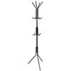 AKTIVE Max Home Appendiabiti da terra, 45x40x170 cm, Nero, Peso massimo supportato 8 kg, Con 12 ganci, Per cappelli, Cappotti, Accessori, Stile moderno, Minimalista (18809)