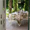 Tessitura Toscana Telerie Tovaglia Bunny Garden 170x360 cm in Lino