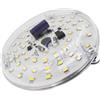 SIXRUN 4 Inch LED Kit di Retrofit per Luci da Soffitto a Ventilatore, 15W 3CCT 3000K 4000K 6000K Dimmerabile con Attacco Magnetico per Sostituzione Luci da Ventilatore a Soffitto (230V)