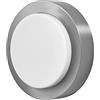 LEDVANCE ENDURA STYLE DISC ST Ø 20cm - apparecchio moderno per esterni, con corpo in acciaio inossidabile, applique rotonde per esterni a LED, 8W, 3000K bianco, 485 lumen, ottica in acciaio
