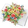 CUT POPUP.COM CUTPOPUP Carta di Compleanno Floreale - Biglietto Auguri Compleanno, Biglietto Festa Della Mamma, Biglietto Auguri, Biglietto Anniversario, San Valentino (Floral BD24 IT) US8-BD138IT