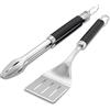 Weber 6771 - Set di pinze e spatole di precisione, colore: nero/argento