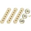 TERNCOEW Single Coil Pickup Cover 2T1V Tono Volumi Manopole di Controllo Interruttori Punta Copertura Chitarra Elettrica Accessori Chitarra Holder Case