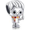 HAEPIAR S925 Sterling Silver Charm per Bracciale Collana Charm Dangle Magic Boy Regali per donne