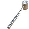 SODIAL 2X Due Lati In Alluminio Rotondo di Carne Hammer Mallet Tenderizer 2571