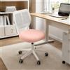 XUEGW Sedia da ufficio girevole con imbottitura morbida, sedia da lavoro regolabile in altezza, sedia ergonomica per studio