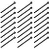 Akozon - Set di viti a testa cava per montaggio a testa cilindrica, M3, in lega di qualità 12,9, in acciaio al carbonio, 4-50 mm(M3 x 50 mm,Partially Threaded-24 pezzi)