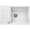 BLANCO ZIA XL 6 S Compact - Lavello rettangolare da cucina in granito per basi con larghezza di 60 cm - Gocciolatoio accorciato e vasca XL - SILGRANIT - Bianco - 523267