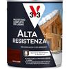 V33 Protettivo Completo per Legno a Solvente Alta Resistenza Noce Scuro 2,5 L