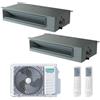 HISENSE CONDIZIONATORE HISENSE CANALIZZABILE DUAL SPLIT 9000+12000 BTU INVERTER 2AMW42U4RGC A++ R32