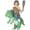 FIESTAS GUIRCA Costume a Cavallo da Dinosauro per Bambino M-(7/9 Anni)