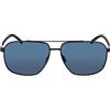 Columbia Men's Sunglasses C115SP MIST TRAIL - Matte Black/Blue Mirror Lens with Dark Blue Mirror Lens