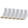 Gold Toe GOLDTOE Men's Cotton Sport LinerSock, 6-Pack, White, 10-13