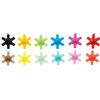 Mastrad F01039 - Lotto di 12 segna bicchieri, in silicone/polipropilene, multicolore, 12 Unità