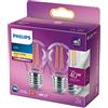 Philips Lampadina LED Sfera Filamento, 4.3W, attacco E27, Luce Bianca Calda, non dimmerabile