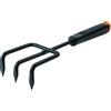 Fiskars Sarchiello, Lunghezza 30,5 cm, Testa in acciaio inox/Impugnature in plastica, Nero/Arancione, Ergo, 1027019