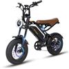 Bodywel M16 Bici Elettrica Uomo, 16x4.0 Zoll Fat Mountain Bike Elettrica, Batteria 48V 13Ah, Motore 250W, Autonomia 80km (PAS), Display LED da 4.0", Freni a Doppio Disco (Nero)
