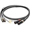 Fasemazione Phasemation CC-1200R 1,2 m RCA XLR cavo phono bilanciato PC tripla C giradischi