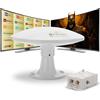 Does not apply Antenna Tv Camper Omnidirezionale Terrestre DVB-T/T2 per Interno/Esterno - 12/24