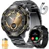 Orologio Smartwatch Uomo, 1.43" AMOLED Smart Watch Impermeabile IP68, 170+ Sport