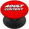 Watch TV Movies & Books on Radio Compute Contenuto per adulti | Umorismo adulto R rated Commedia PopSockets PopGrip Adesivo