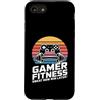 Gaming Workout Gamer Gym Motivation Custodia per iPhone SE (2020) / 7/8 Gamer Fitness Sudore Ora Vinci Più Tardi Allenamento