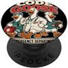 Funny Healthcare Worker Mascot Humor Gra Code Goose Emergency Department Medical Team Graphic Oche PopSockets PopGrip Adesivo