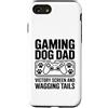 Dog Father Gamer Pup Lover Custodia per iPhone SE (2020) / 7/8 Gioco Cane Papà Vittoria Schermo E Scodinzolante Code
