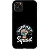Cervical Cancer Awareness Teal Ribbon Ap Custodia per iPhone 11 Pro Max Support Squad Cervicale Cancer Awareness Fighter Fist