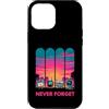 Never Forget Meme 90s Tech Millennial Hu Custodia per iPhone 12 Pro Max Non dimenticare mai Meme 90s Tech Nostalgia Vintage Computer