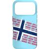 Ptera Norwegian Flag on Norway Day or Sy Custodia per iPhone 17 Pro 100% NORSK o Norvegese il Syttende Mai La Bandiera Norvegia