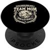 Volleyball Kids Support Designs for Moth Pallavolo Mamma Supporto Pallavolo Madre PopSockets PopGrip Adesivo