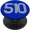 City & State Oakland California 510 Codice area Residente locale Patriot Stati Uniti d'America PopSockets PopGrip Adesivo