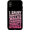 Negozio Dell'usato Acquisti Di Seconda M Custodia per iPhone X/XS I Enjoy Romantic Walks Through Thrift Stores Vintage