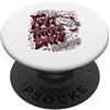 Sommelier Vineyard Boxed Drinking Design Dieta del vino perso tre giorni amante del vino Vino Fan PopSockets PopGrip Adesivo