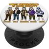 Siberian Husky Fun Designs Husky Generations - Divertente regalo per gli amanti dei cani PopSockets PopGrip Adesivo