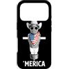 Merica USA Patriotic Cute Funny 4th of J Custodia per iPhone 17 Pro FSM Pastafari Bandiera Americana Occhiali Da Sole Cappello Da Cowboy