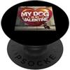 Dachshund Puppy Lover PS Il mio cane è il mio bassotto di San Valentino Graffiti PopSockets PopGrip Adesivo