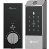 Ezviz DL04 Pro - Serratura Smart 2-in-1 con Video Citofono 2K, Riconoscimento Impronte e Schermo Interno a Colori