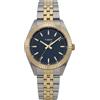 Timex Legacy Celestial TW2Y20200 - Orologio al quarzo da donna, 36 mm, cinturino in acciaio inox bicolore con quadrante blu