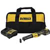 DeWalt Kit cricchetto wireless MAX XR 20 V, cricchetto a testa sigillata da 3/8 pollici e 1/2 pollici, batteria e caricabatterie inclusi (DCF510GE1)